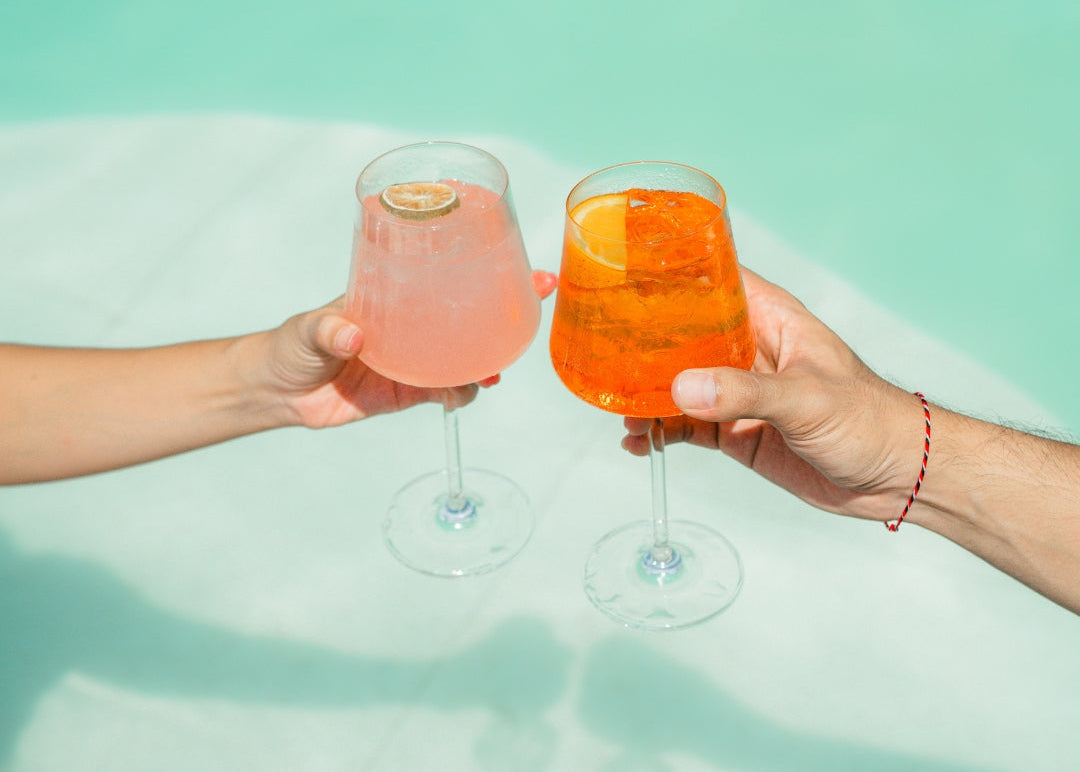 Poolside signature cocktails at karana pool Bar Nusa Lembongan