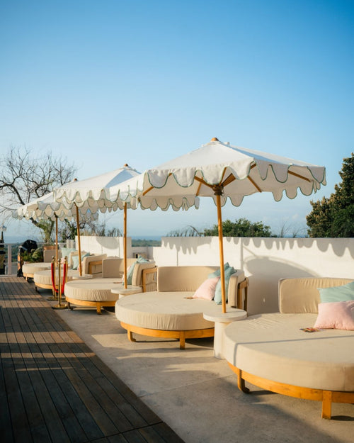 Round Day Bed Booking Karana Nusa Lembongan